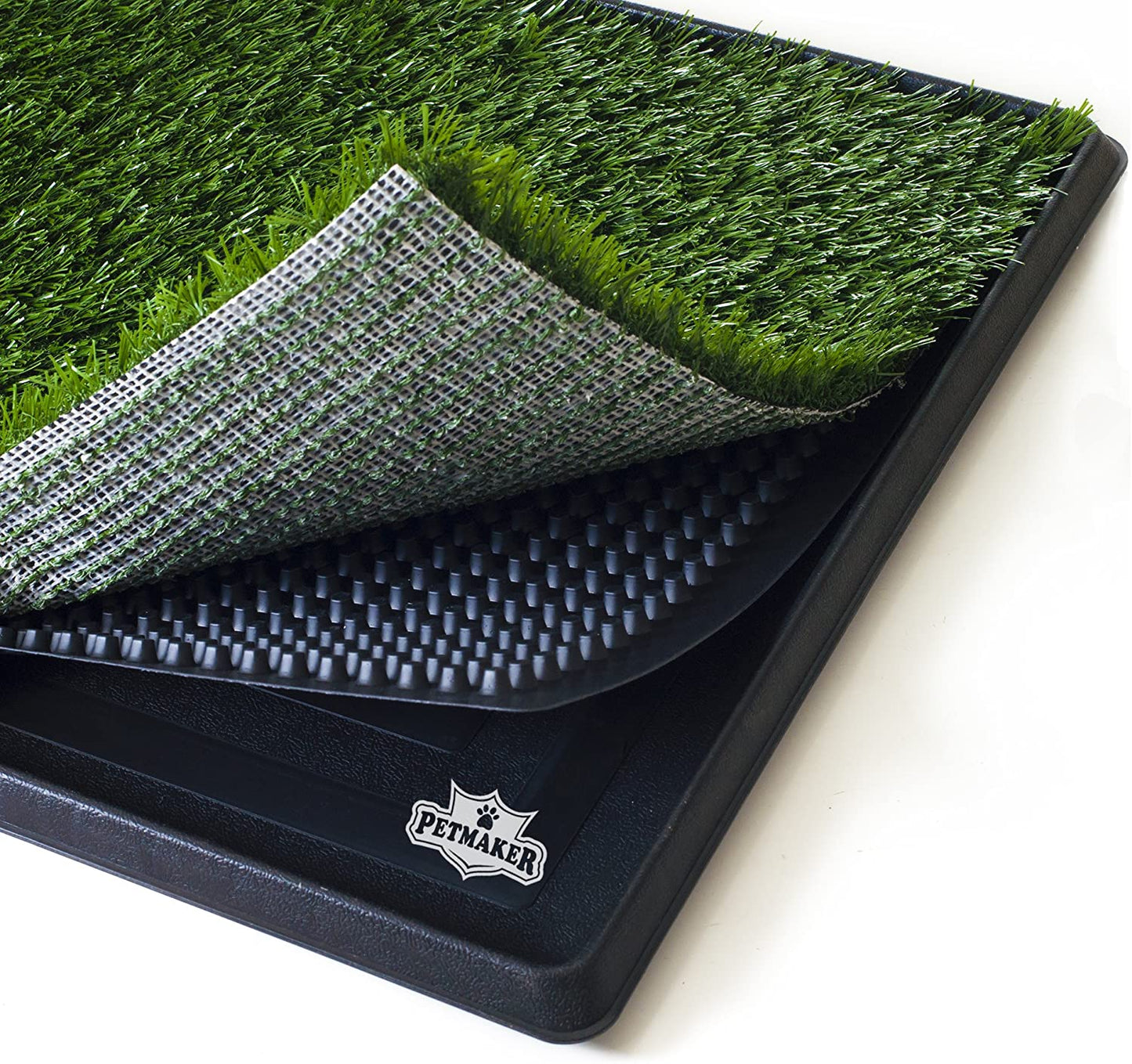 Artificial Grass Puppy Pad for Dogs and Small Pets w/ Tray (16" x 20")