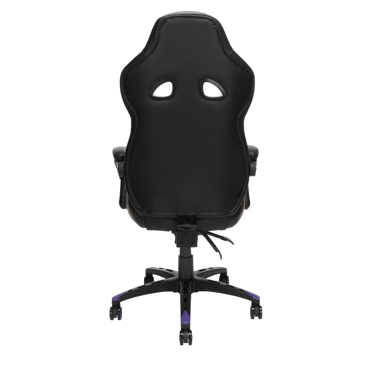 Bonded Leather Racing Style Gaming Chair, Reclining Chair, Purple