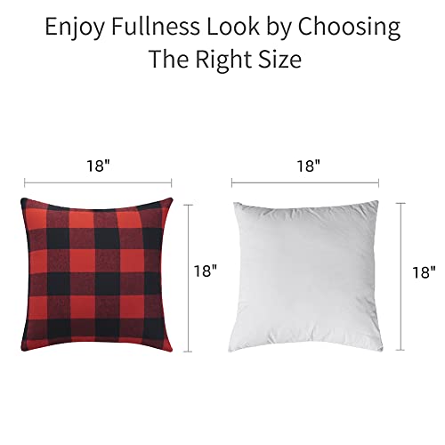 Set of 4 Christmas Throw Pillow Covers