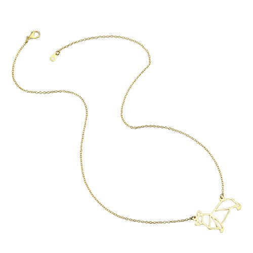 Corgi Origami Necklace, Best for Dog Lovers
