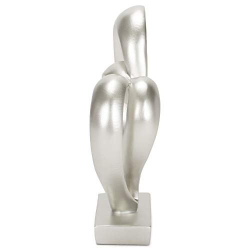 Marriage Takes Three Hearts Matte Silver Finish 13X8 inch Cross in Middle Home Decoration