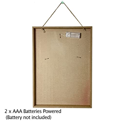 Merry Christmas LED Lighted Hanging Decoration