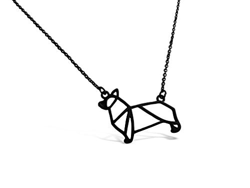 Corgi Origami Necklace, Best for Dog Lovers