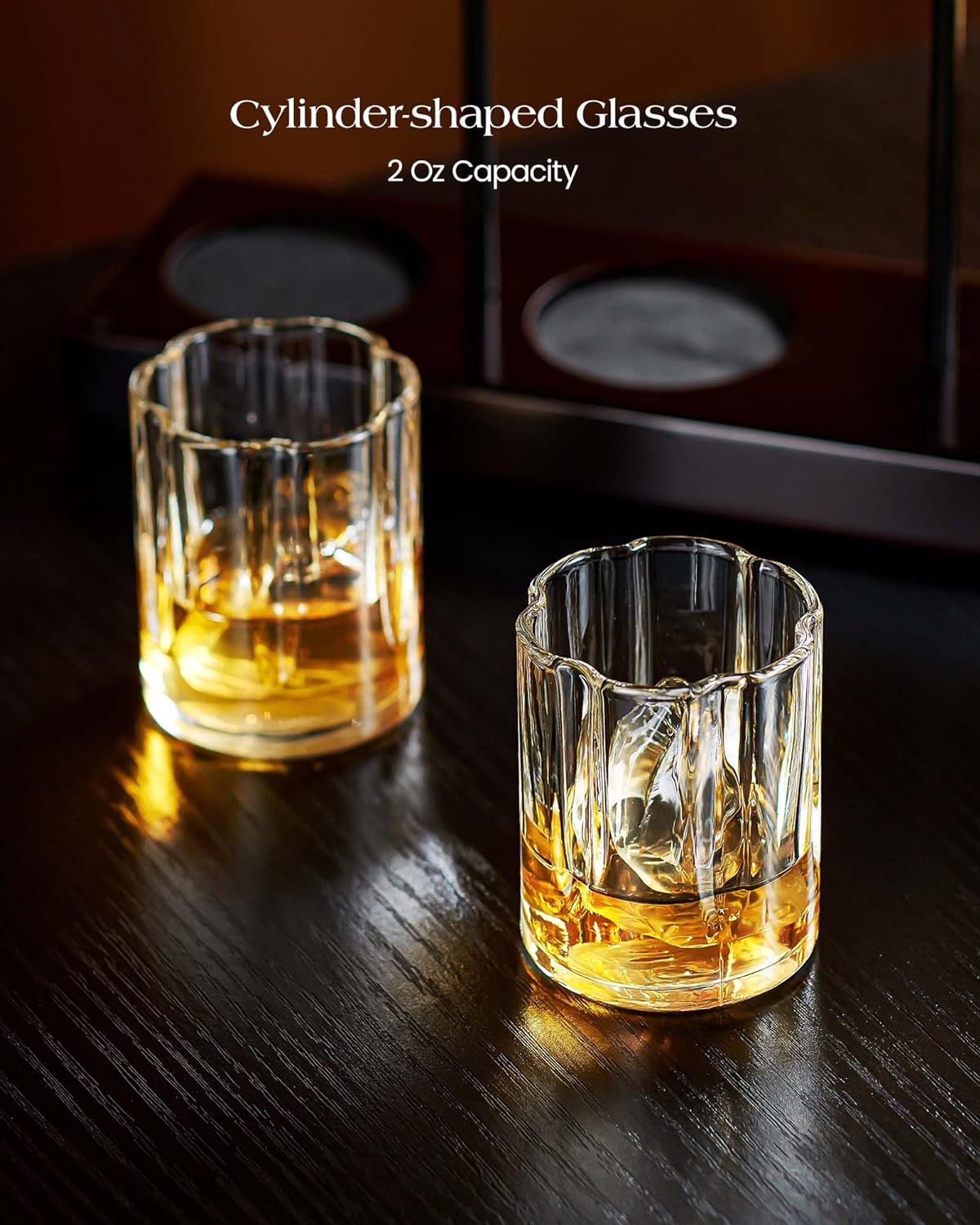 Gifts for Men Dad, Kollea 9 Oz Whiskey Decanter Set with 2 Oz Glasses, Unique Dad Christmas Birthday Gift Ideas from Daughter Son, Funny Housewarming Present, Cool Liquor Dispenser for Home Bar