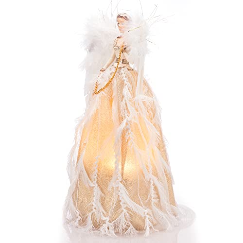 11.8 inch Pre-Lit Luxury Angel Figurines