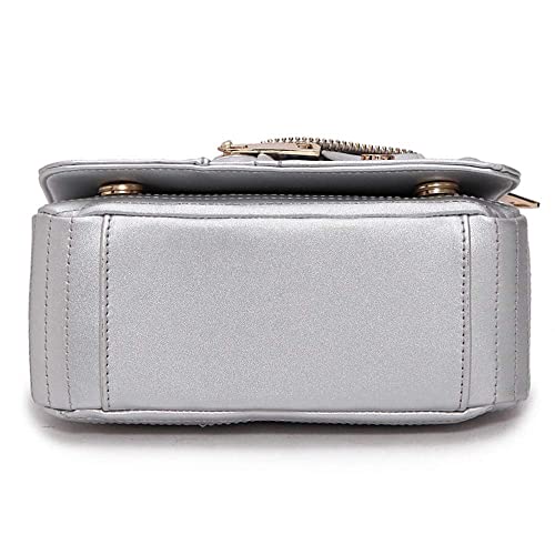 Women Leather Satchel Chain Strap Shoulder Bag Le