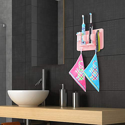 Wall Mounted Toothbrush & Razor Holder