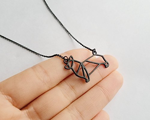 Corgi Origami Necklace, Best for Dog Lovers