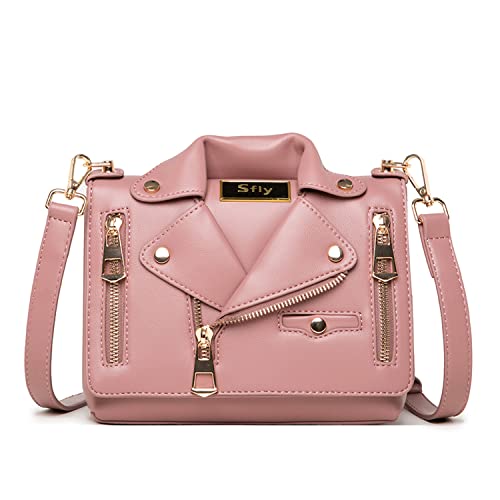Women Leather Satchel Chain Strap Shoulder Bag Le