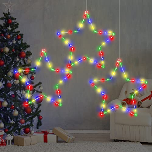 3 Pack Christmas Window Lights Decoration