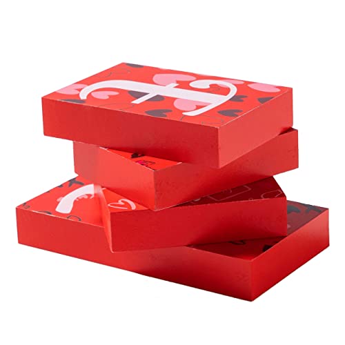 Valentines Day Table Decoration - Wooden Blocks Love Signs