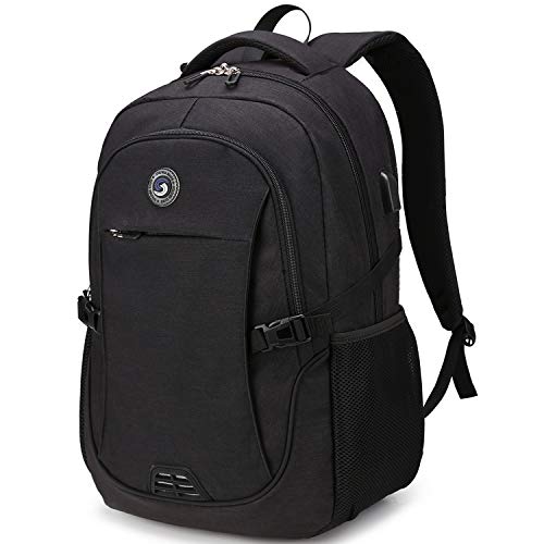 Anti Theft Laptop/Travel Backpacks Bookbag w/ USB Charging Port Fits 15.6 Inch Laptop