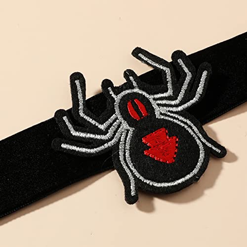 Vintage GothicNecklace Earrings Set,Halloween Crystal Pendant Necklace Punk Style Reptile Animal