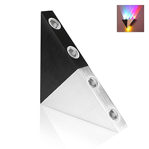 Modern Triangle 5W LED Wall Sconce Light Fixture (Hardwired)