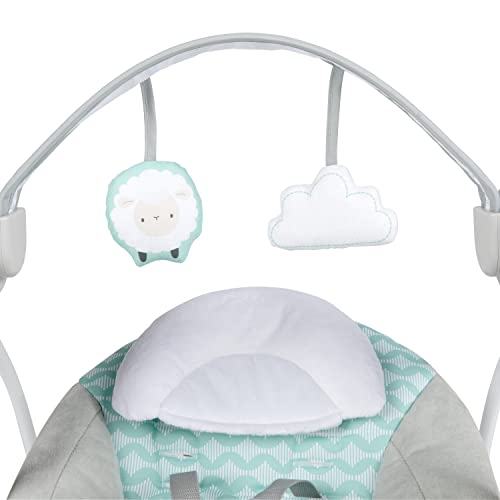 Easy-Fold Portable Baby Swing, Goji, Blue