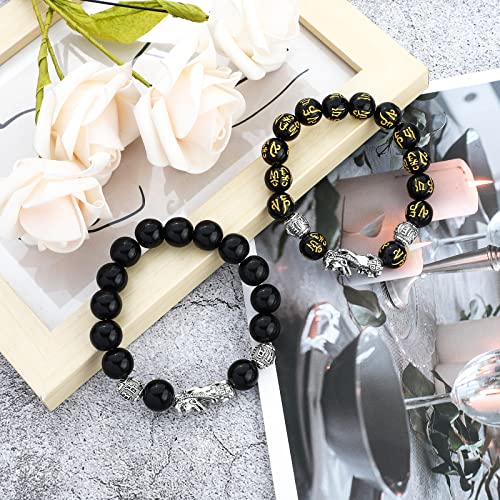 12 Pieces Feng Shui Bracelets Lucky Bracelet Temple Kai Guang  Amulet