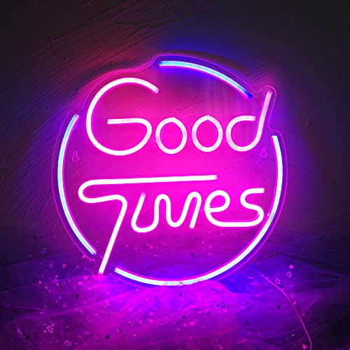 Good Times LED Acrylic Sign Neon Light  USB Operated Party Lights