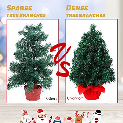 22ββ Mini Christmas Tree Set w/ 50 LED Lights & 39 Pcs Ornaments