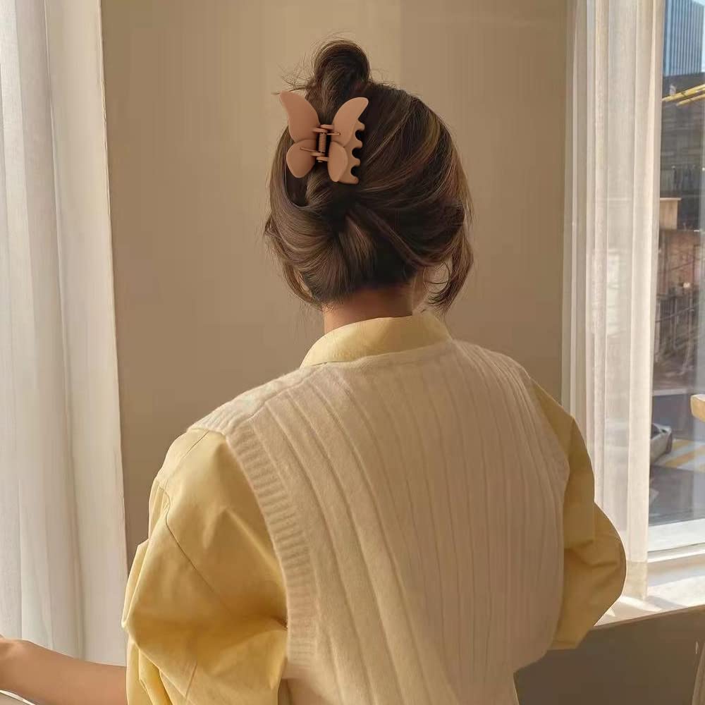 4Pcs Butterfly Hair Claw Clips for Girls 2.6''