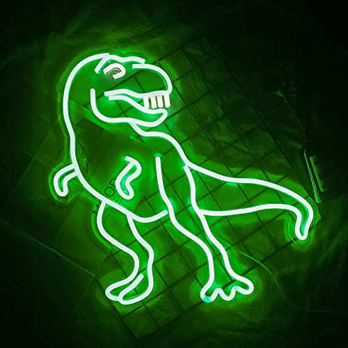 Dinosaur Wall Art LED Neon Signs 16''x 11'' for Wall Decoration