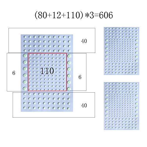 Realistic 3D Domed Glow in The Dark Stars,606 Dots (Green)