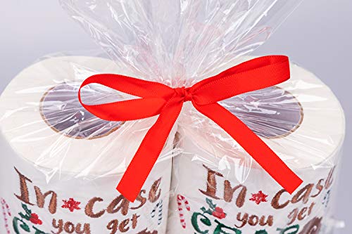 Christmas  Funny Embroidered Toilet Paper Gift-Decorations