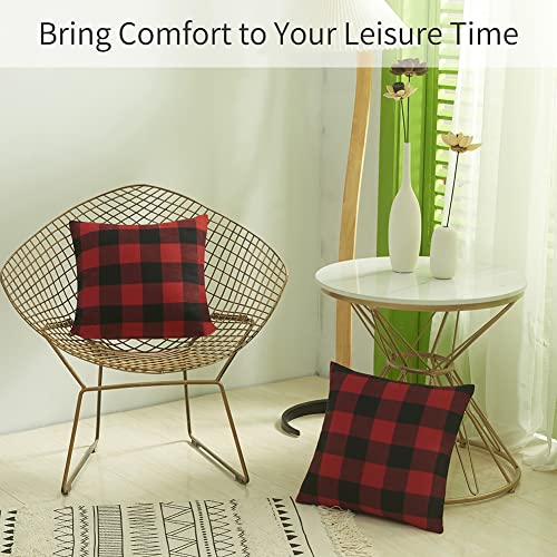 Set of 4 Christmas Throw Pillow Covers