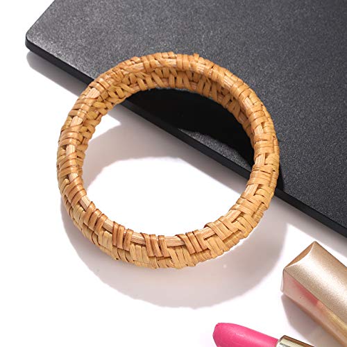 Rattan Bracelet For Women Handmade Lightweight