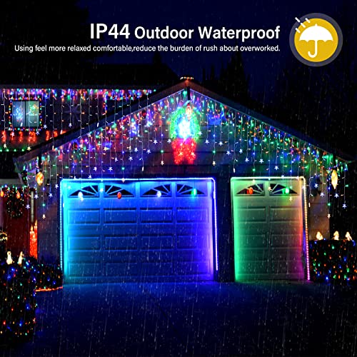 Curtain Lights for Decorations, 10 Ft Connectable String Lights with 8 Twinkle Modes Led Fairy Lights