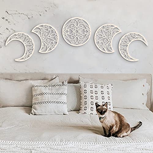Moon Appearance Wall Art Decoration (5 Pieces)