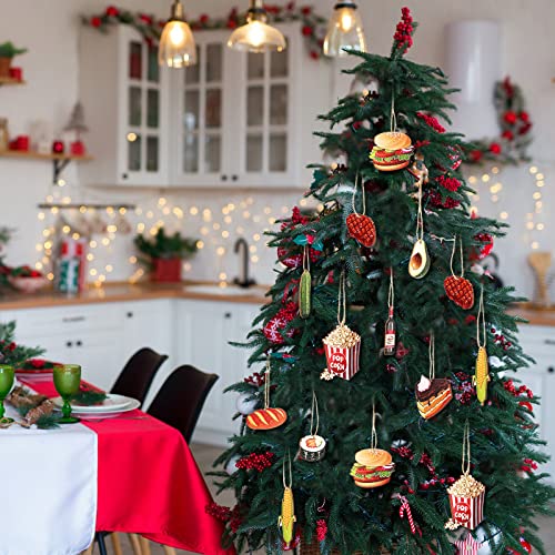 36 Pieces Wooden Christmas Ornaments