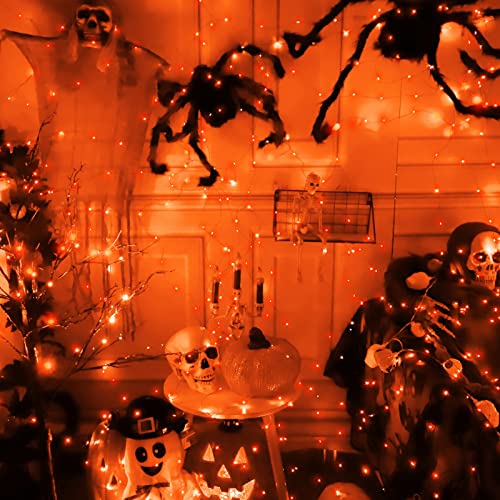 3 Set Halloween Lights, w/ Remote & Timer 8 Modes Total 180 LED 59 Ft