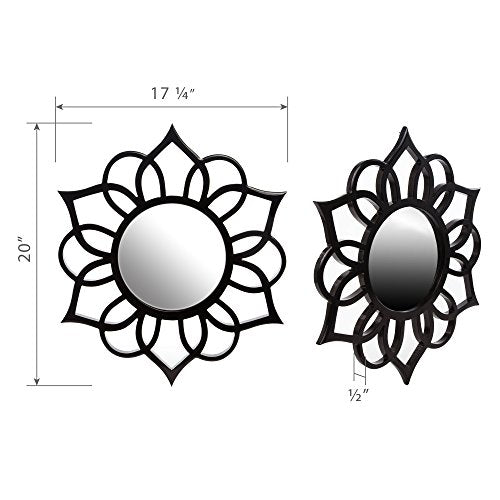Black Round Ornate for Wall Decor