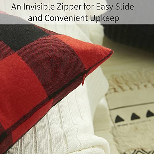 Set of 4 Christmas Throw Pillow Covers