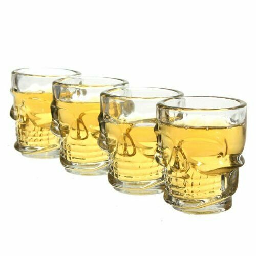 8 pcs Skull shot glass