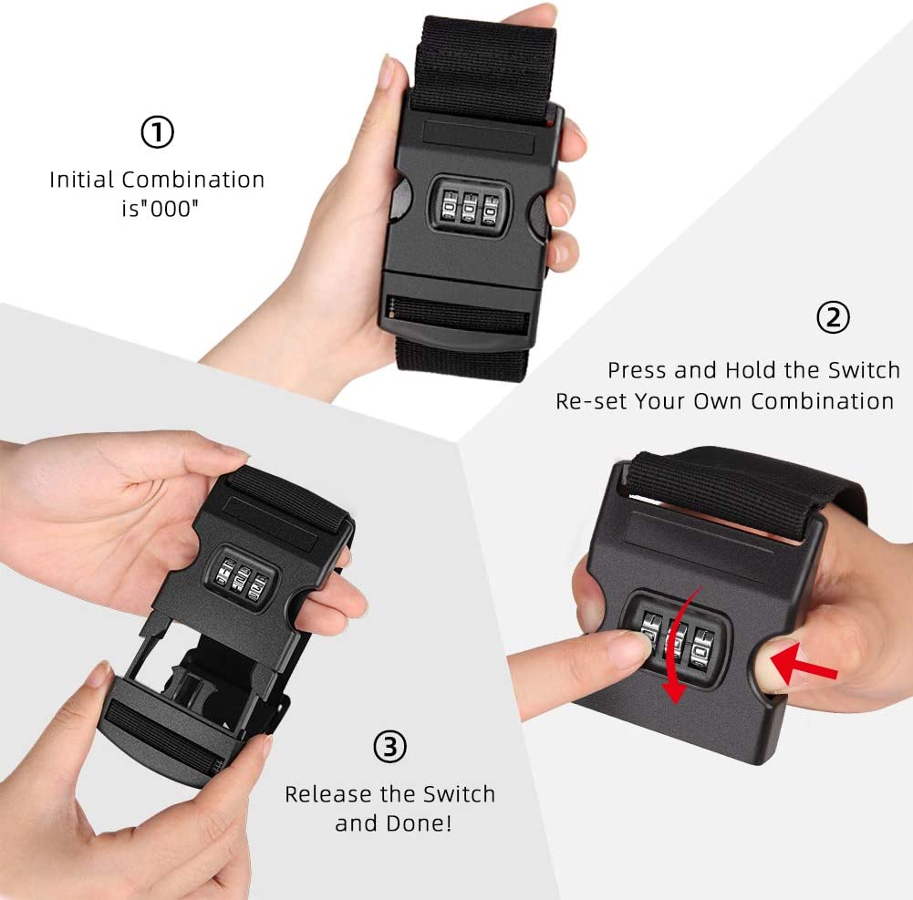 Fridge Freezer Refrigerator Cabinet Lock Latch, (2 Packs) Adjustable French Door Guard for Toddlers Children -No Drill No Screw No Adhesive (2 Packs Black)