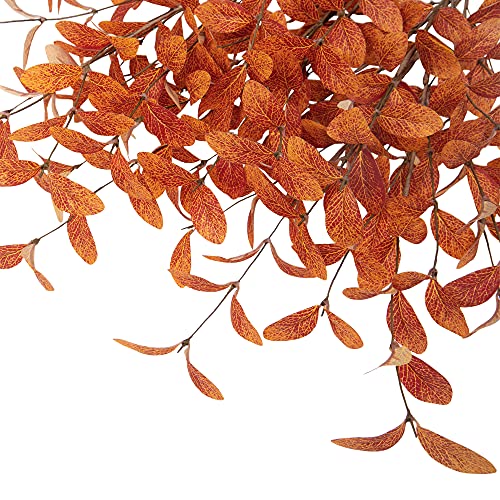 6 Pcs Artificial Eucalyptus Stems Fall  Decoration