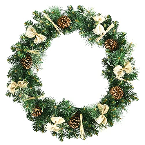 30β Pre-lit Christmas Wreath Decoration