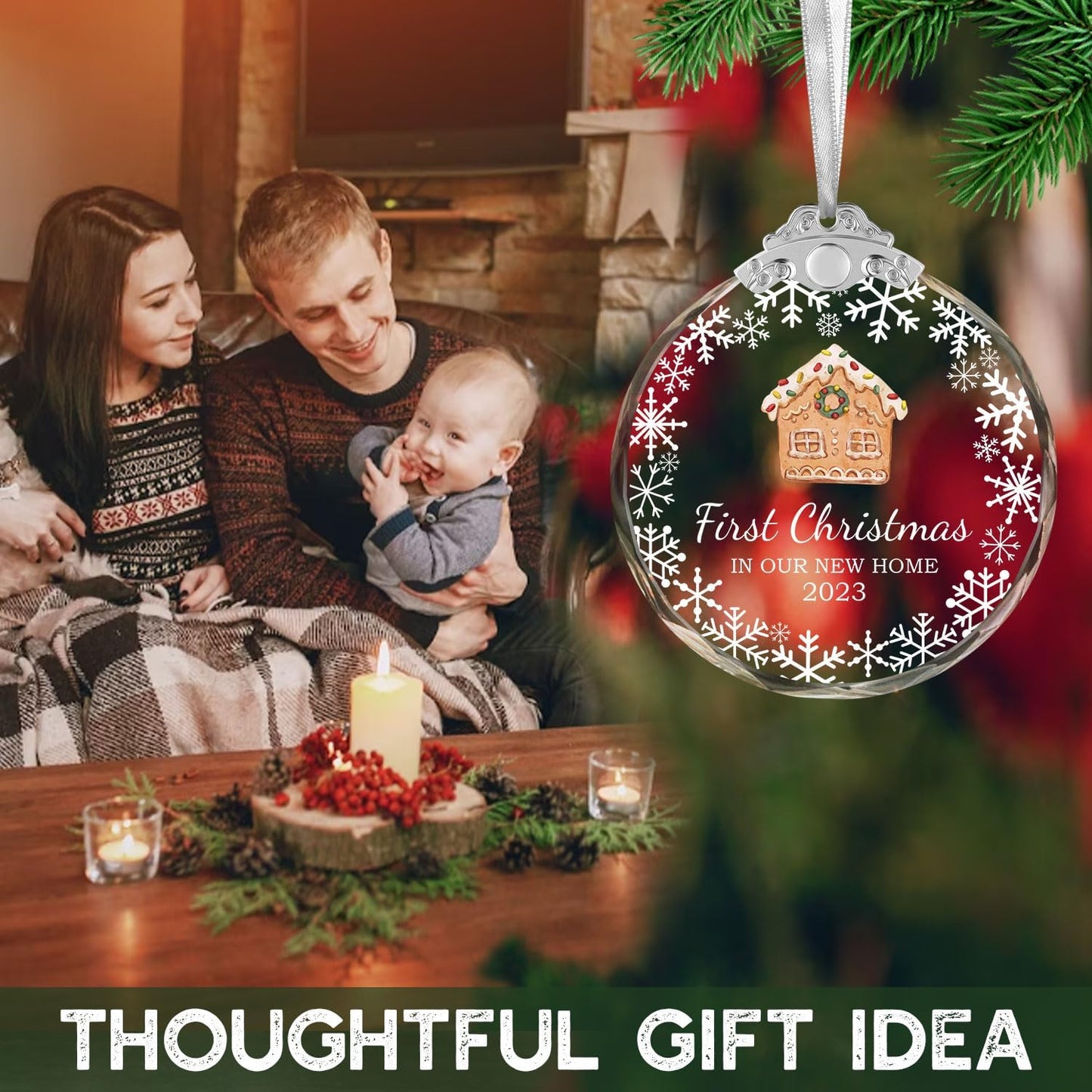 New Home Ornament , HWarming Gifts New Home, New Home Gift Ideas, Housewarming Ideas, New Home Gifts for Home - Housewarming Gifts New Home Christmas OrnamentGift Ideas