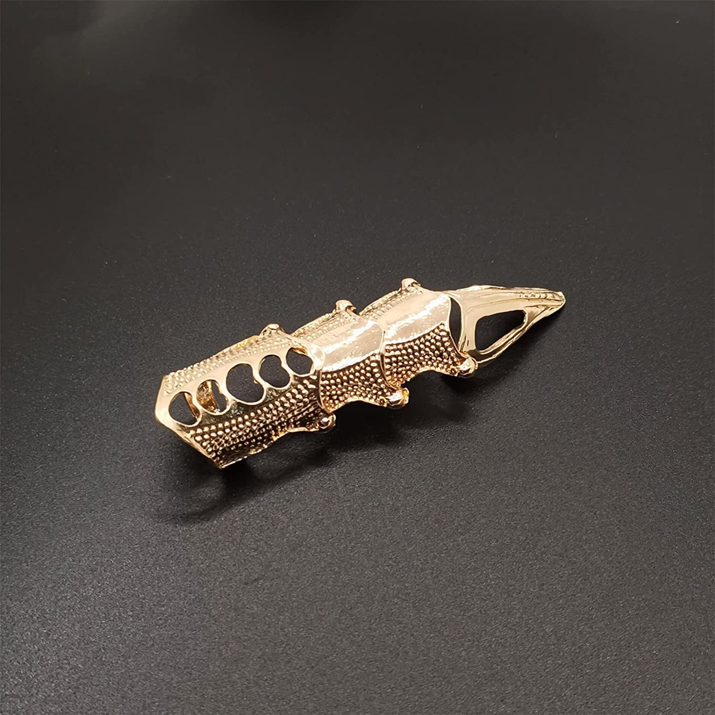 3 Pcs Punk Full Claw Finger Ring Set Gothic Adjustable for Men/Women