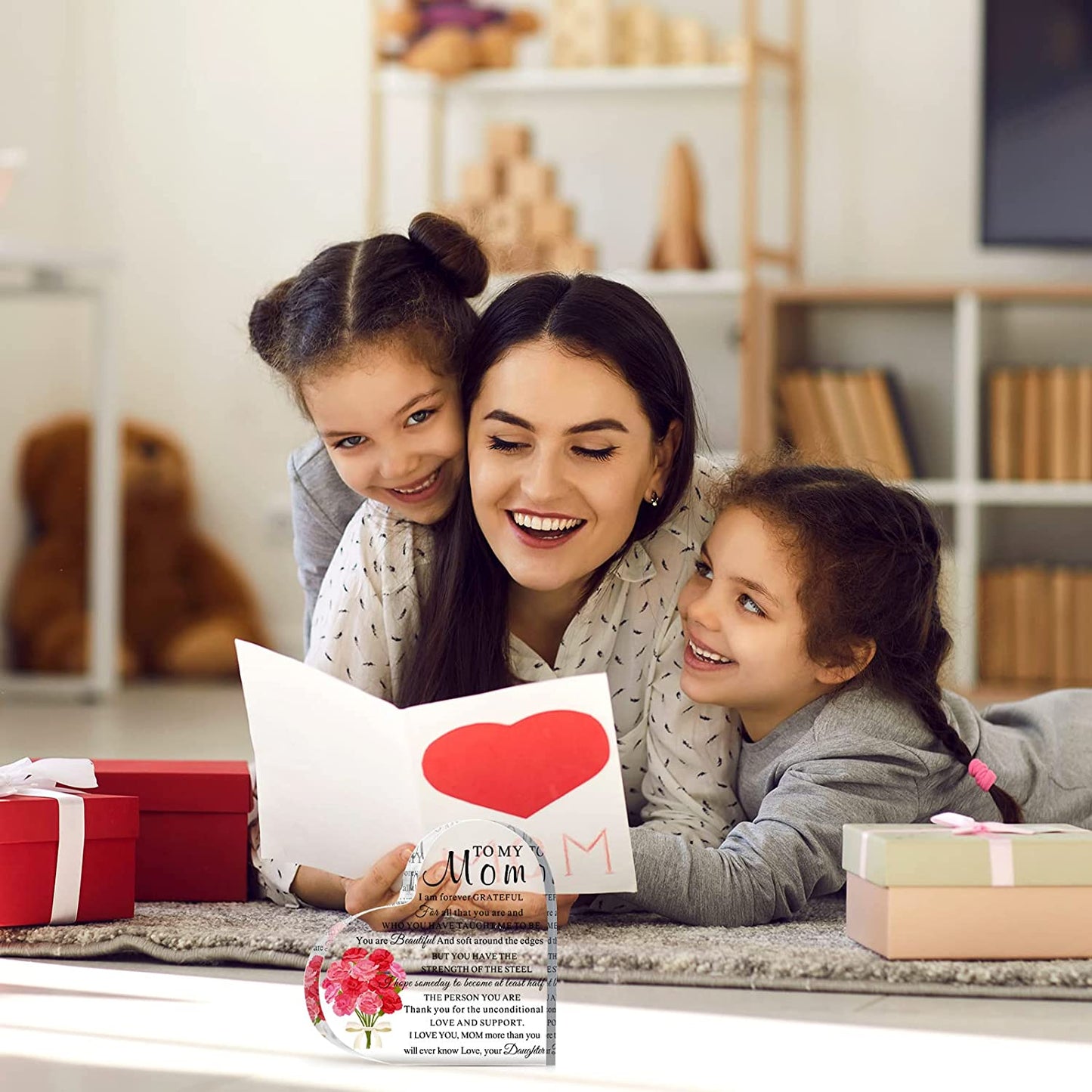 Meaningful Acrylic Heart Sign  Birthday/Mothers Day Gifts for Mom