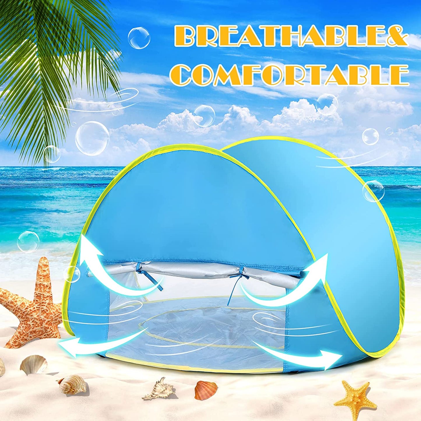 Baby Beach Pool Tent, UV Protection Infant Sun Shelters