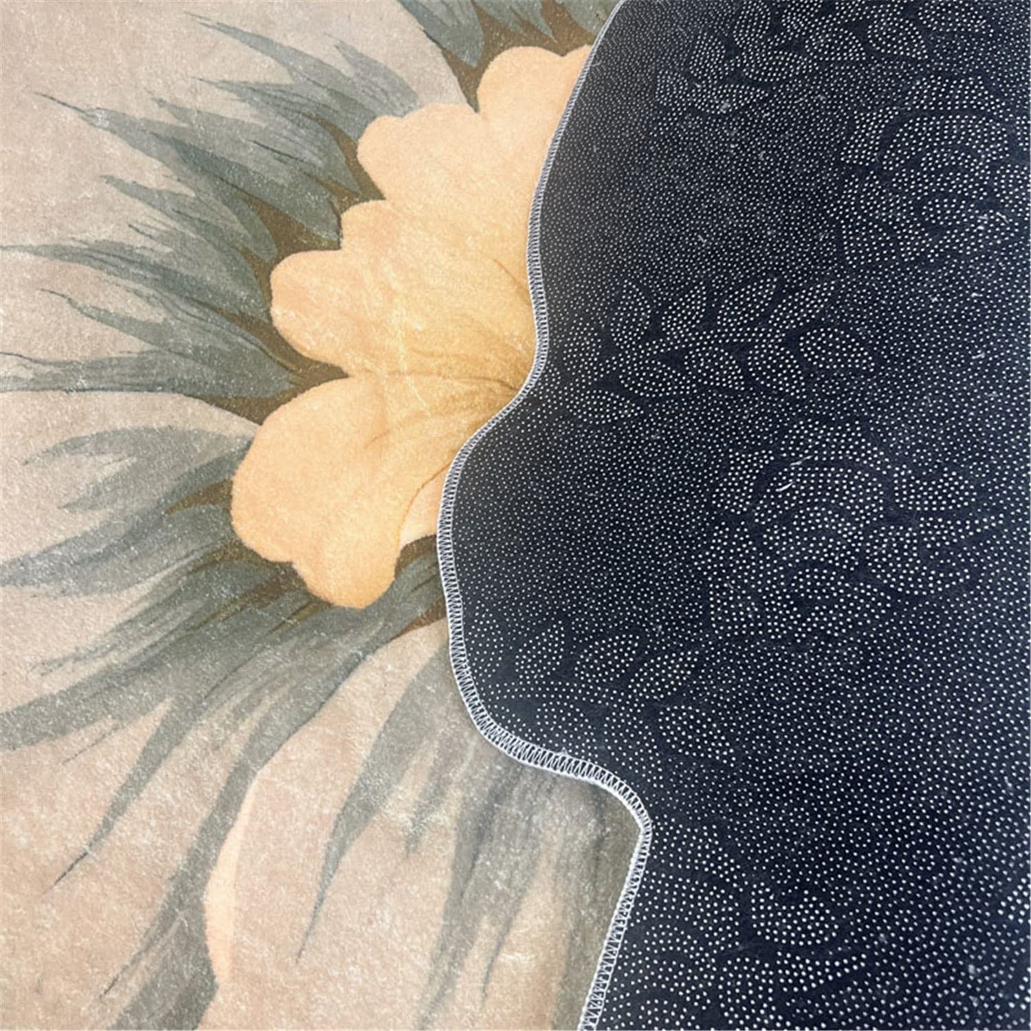 Flower Shaped Rug Redbud Carpet Trendy Area Rugs Non Slip