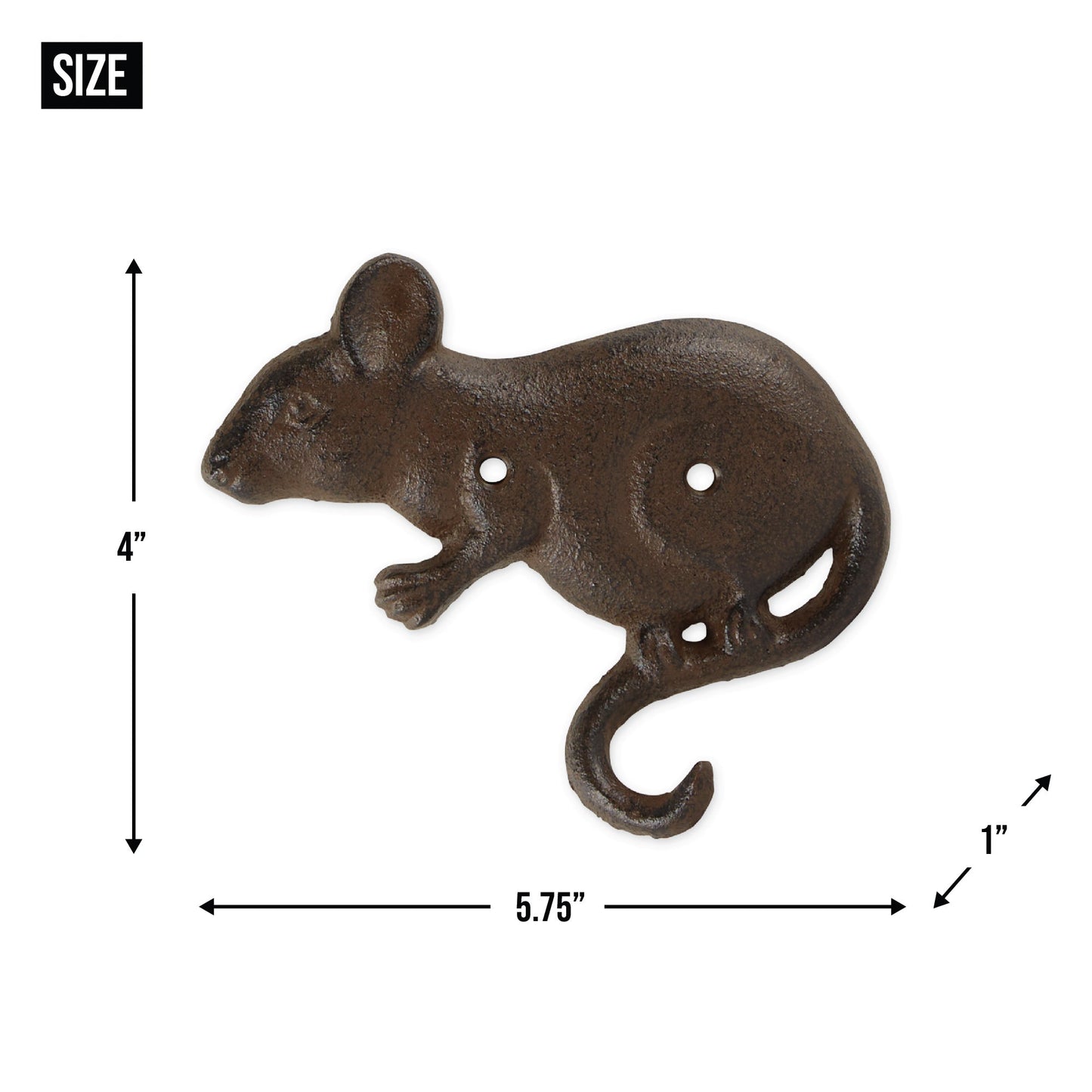 Mouse Wall Hook Set of 2