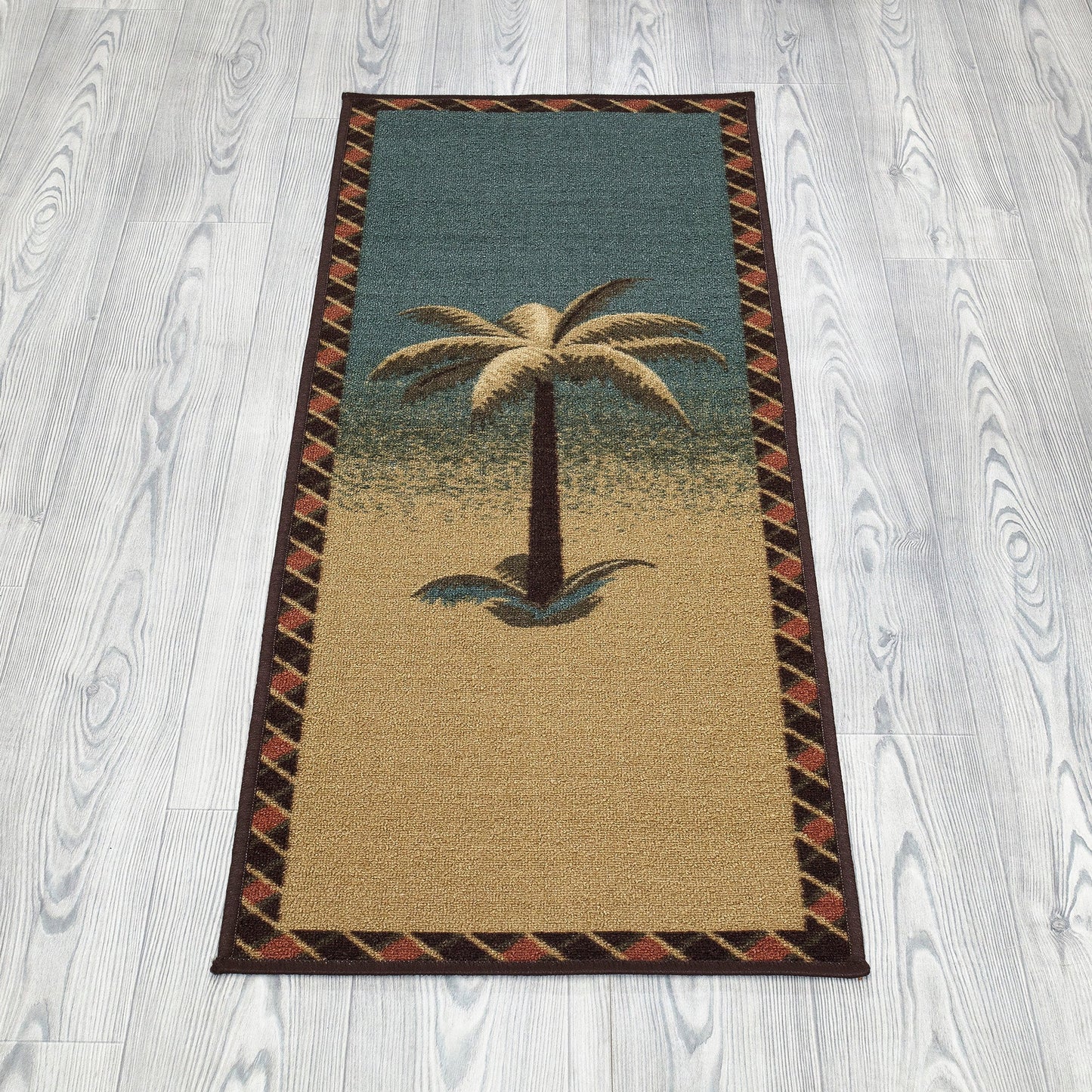 Non-Slip Rubber Back Pair Kitchen Runner Rug, 20" x 59"
