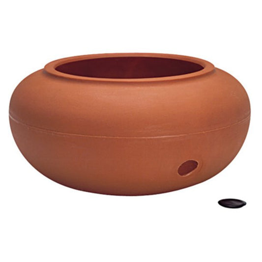 21 in. Hose Pot Terra Cotta