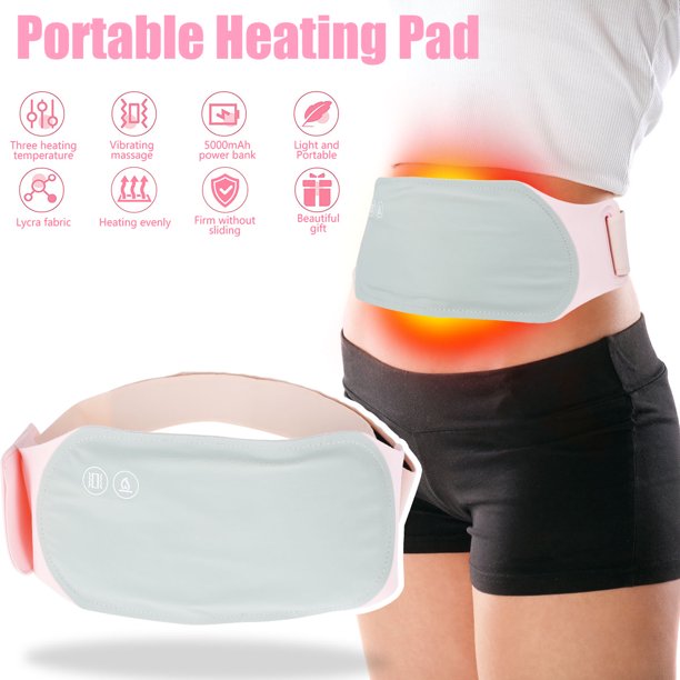 3 Level Portable Menstrual Heating Pad,USB Electric Waist Belt w/ 3 Temperature