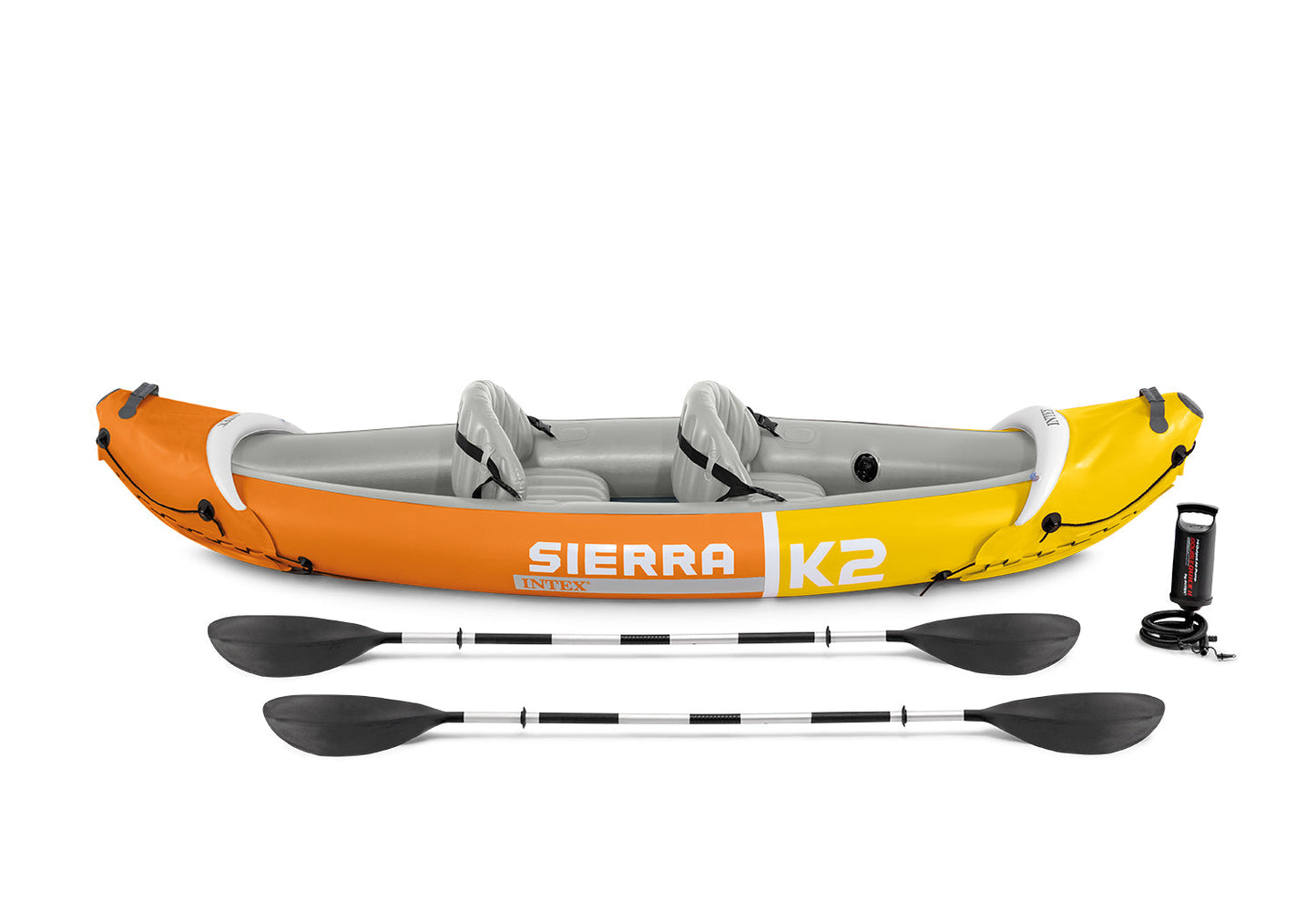 Sierra K2 Inflatable Kayak with Oars and Hand Pump