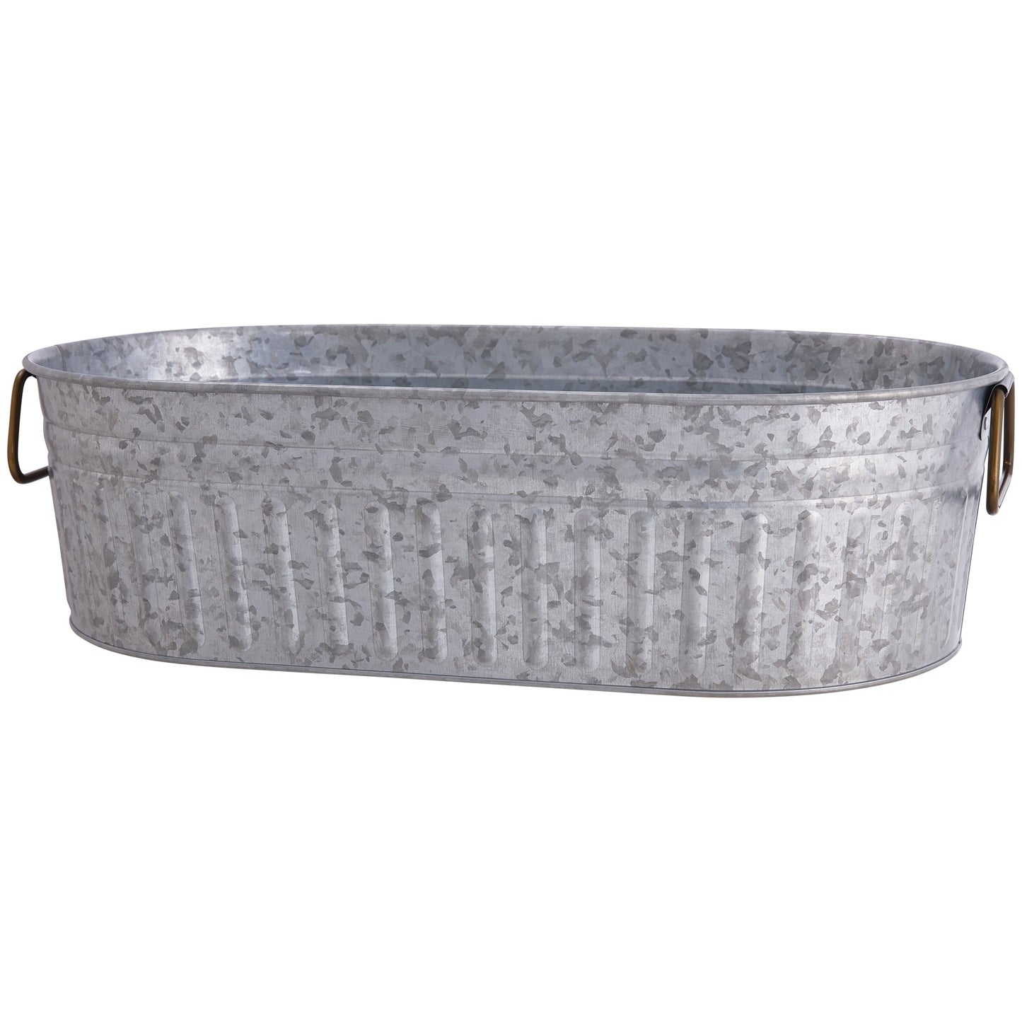 Galvanized Oval Tub, 20.27IN