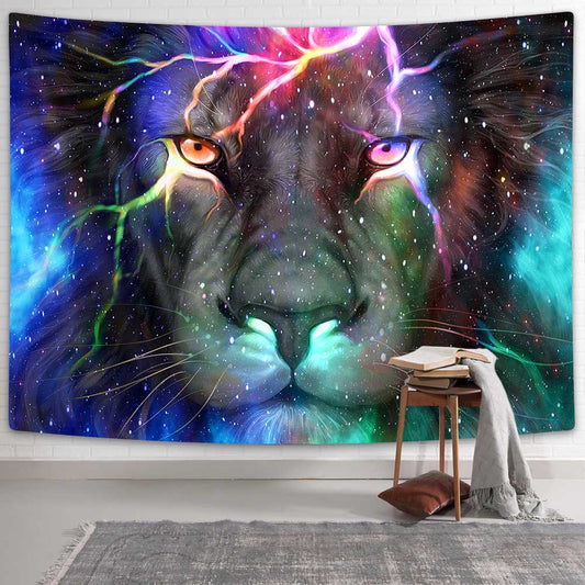 Cool Lion Tapestry for Wall Decoration